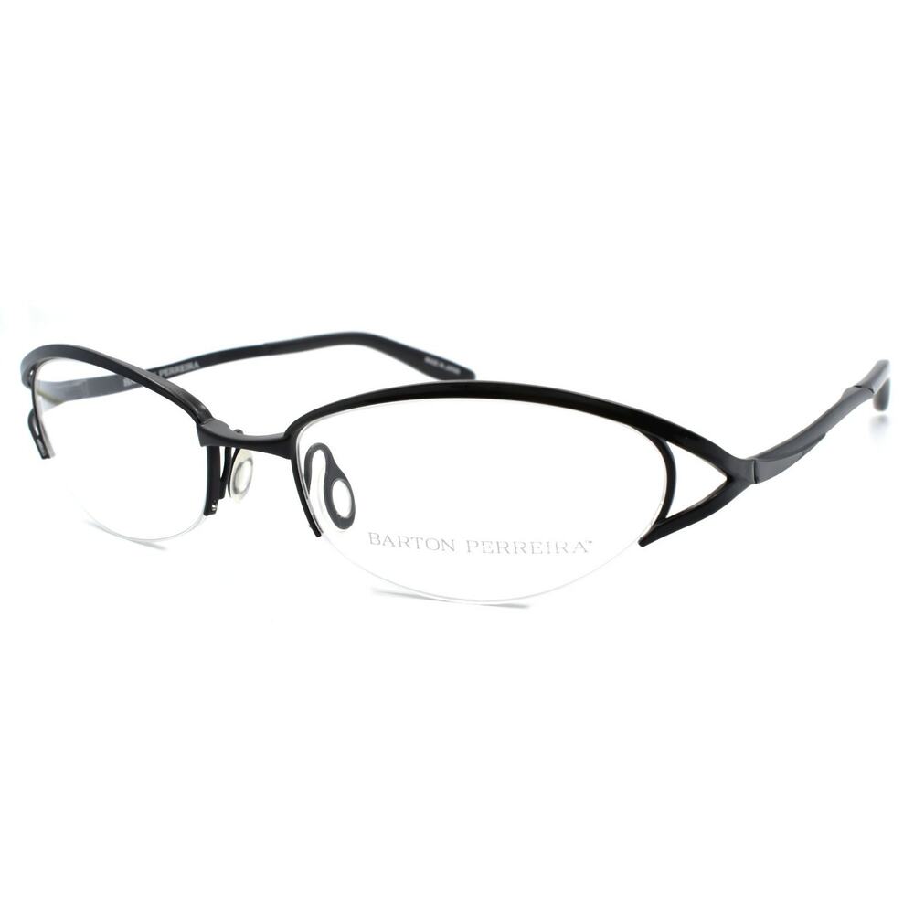Barton Perreira Eliza Women's Eyeglasses Frames 53-17-125 Jet / Black Satin
